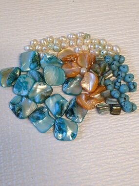 ❤️3/$10❤️P12 - Natural Shell & Pearl Beads for Craft